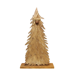 Choinka drewniana ART SQUAD 63cm brązowa